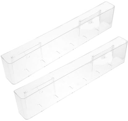 IMIKEYA Pack Acrylic Record Wall Rack Cd Storage Shelves Modern Design for Office Library Home