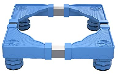 Verstellbarer Waschmaschinensockel, Kühlschrankständer, Teleskopsockel, 50–62 cm, Geräte-Arbeitsplattform, erhöhte 10–12 cm Waschmaschinen-Bodenschalen, Halterständer für Geschirrspüler, Anl