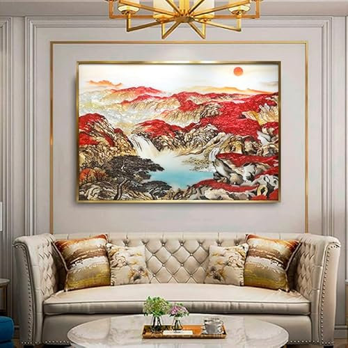 Painting Cuadro Sobre Lienzo Imagen buena suerte viniendo significado cartel Wall Art con Seguridad Impresión de la Lona Dibujar Para Sala Comedor Cocina Regalo 50x80cm Sin Marco