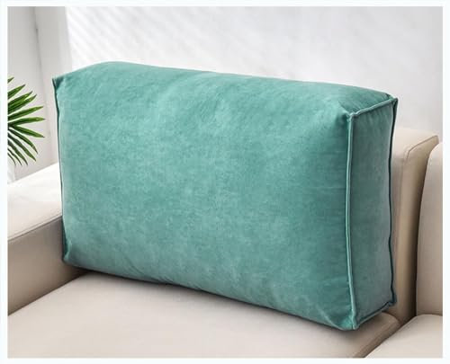 Rückenkissen Lesekissen für Bett und Couch Weiches und Bequemes Lendenwirbel-/Rückenstützkissen Outdoor Bank Rückenlehnenkissen Lendenkissen Wandkissen Abnehmbarem Rückenkissen Bett(A6,60x45cm/23x17in