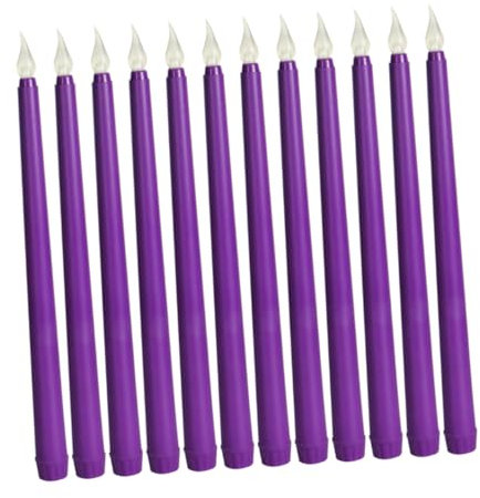 WHAMVOX Flammenlose -kerzen Batteriebetrieben Batteriekerzen Weihnachtsdekor