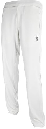 Kookaburra Hat Mens Elite Eco Trousers - Size Med Cricket, White, M EU