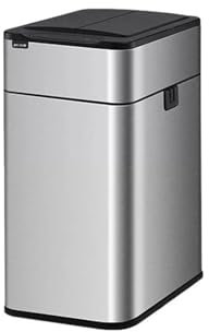 Poubelle à capteur Intelligent 20 litres 15 L 30 L 40 L 50 L en Acier Inoxydable, Grande Poubelle de Cuisine Automatique 60 L, Poubelle électronique (Argent, 60 L)