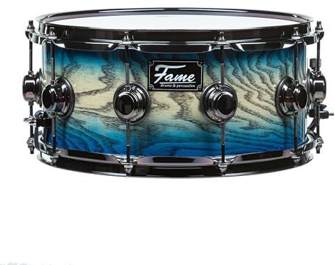 Fame Fortress Snare 14x6,5 Blue Burst - Snare Drum