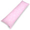 PinkZebra Cuscino per chi dorme sul fianco, 40 x 145 cm, in 100% cotone, federa per cuscino per bambini e adulti, con chiusura lampo, Öko-Tex Standard 100, motivo: cuoricini rosa