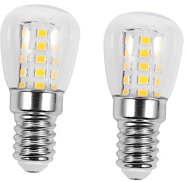 SHINEOFI 2piezas Bombillas LED de Reemplazo para Refrigerador Bombilla LED para Luz de Maíz Cocina Baño Habitación