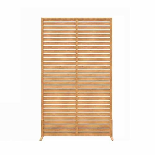 CQCCQ Mamparas divisorias de Madera for Exteriores, separadores portátiles, Paneles Decorativos de privacidad,de Soporte for Plantas en Patios Traseros.(Yellow,90x150cm)