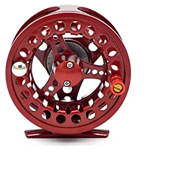Fliegenrolle,Fliegenrollen Fliegenfischerei Rolle Große Arbor-Aluminium-Aluminium CNC Maschinenschnitt Interchangea 3/4 5/6 7/8 für Angelradrolle(Red,3000 Series)