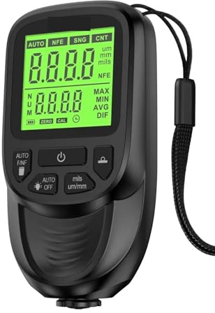 Spessimetro Vernice, Misuratore di spessore digitale for vernice for auto, misuratore di spessore del rivestimento, dispositivo di misurazione del rivestimento automobilistico