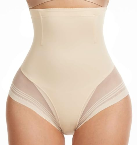Yutdeng Culotte Gainante Femme Ventre Plat Culottes Sculptantes Invisible Taille Haute Panty Gaine Sculptante sans Couture Slips Amincissante Sexy Shapewear Abdominale Minceur Slip Gainant Respirable