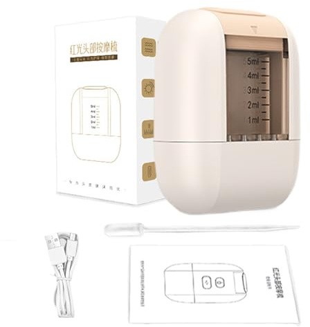 Aplicador Eléctrico De Para El Cabello Peine manual, Cepillo estimulador | Dispensador Estimulador De Crecimiento Del Cabello Mujeres Y Hombres Mojado Seco Portátil