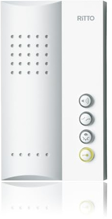 Schneider Electric Ritto Kompakt-Sprechstelle Gegensprechanlage, Weiss, Artikelnummer 1713270