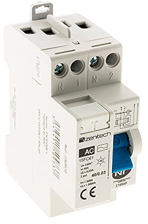 Zenitech - Interrupteur différentiel 40/2 30mA Type AC NF