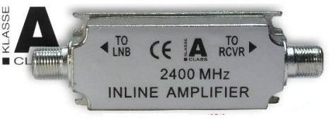 SAT-Inline-Verstärker, IN-LINE, 20dB, Leitungsverstärker 950-2400MHz (10 Stück)
