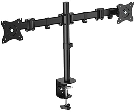 LogiLink BP0022 TV-fäste dubbelt skrivbord 33-68,5 cm (13-27 tum) svart