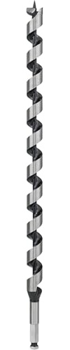 Bosch 1x PRO Wood Holzschlangenbohrer, 22 x 385 x 450 mm | für Weichholz, Hartholz, Ø 22,00 mm, Professional Zubehör Bohrmaschine, Schrauber, Schlagbohrer