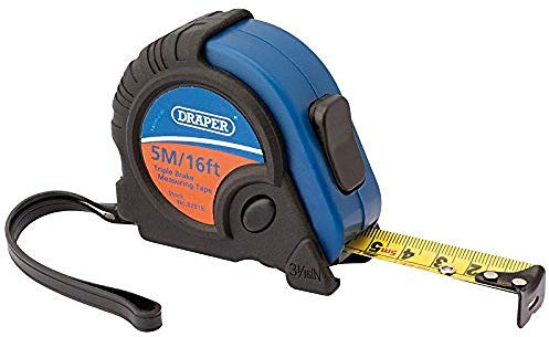 Draper 82818 Professional Measuring Tape,Black and Blue,5 m/16 ft