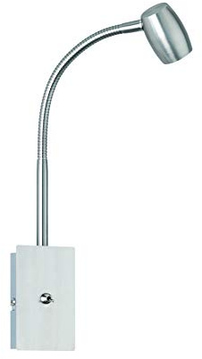 Trio Leuchten Wandspot 803080107 Michael, Metall Nickel matt, exkl. 1 x GU10, Flexarm