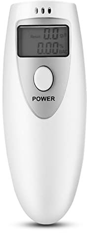Tester dell'alcool portatile digitale dell'alito di etilometro, accuratezza professionale del grado con lo schermo del LED per uso domestico