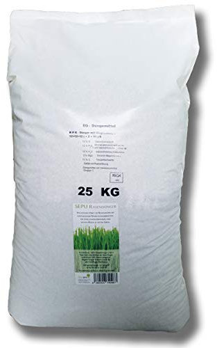 baumgrün 25kg Rasendünger Kurzzeitwirkung Langzeitwirkung mineralisch Volldünger Grasdünger NPK+ Sportrasen Spielrasen Zierrasen Dünger Nährstoffdünger (25 kg)