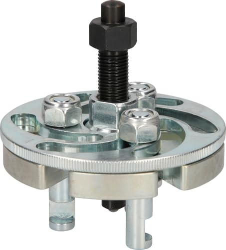 BRILLIANT TOOLS BT596002 Universal-Nockenwellenrad-Abzieher [Powered by KS TOOLS], 3-Arm,19mm, Schwarz Silber