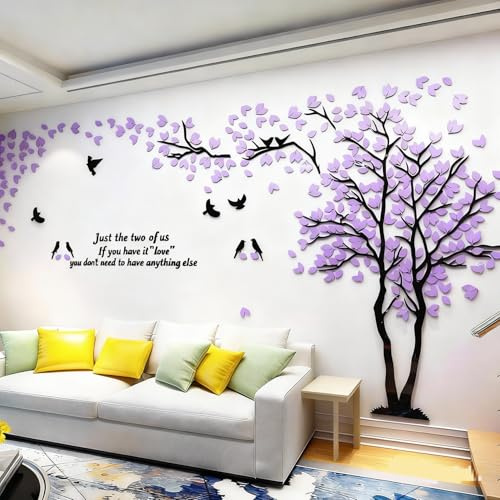 Wandtattoo Baum 3D DIY Wall Stickers Wandaufkleber Wandtattoo Wohnzimmer Schlafzimmer Family Wandsticker für Treppen Halle