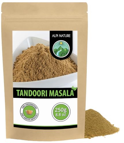 Alpi Nature Tandoori Masala en Polvo 250g, Mezcla de Especias Tandoori Masala, Especias Indias
