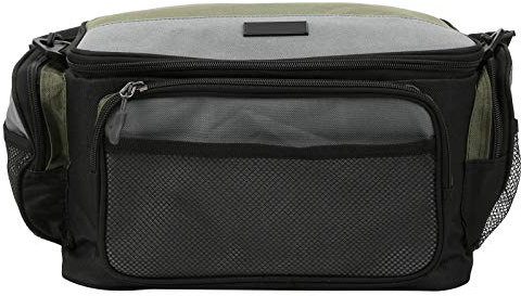 Vbestlife Outdoor Polyester Angelköder Tasche Single-Shoulder Fishing Tackle Reel Carrier Box Outdoor Angelwerkzeug Aufbewahrung Square Pocket Zubehör