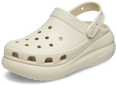 Crocs Unisex vuxen Classic Crush Clog U, Grädde, 47/49 EU