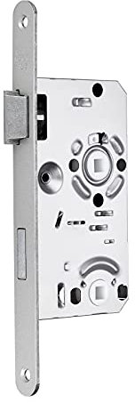 BKS Türschloss WC-Schloss Klasse 1 Dornmaß 55 mm Stulp 20 mm DIN Links Entfernung 78 mm Badschloss Stahl-Einsteckschloss von SOTECH für Badtüren