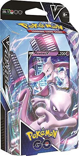 Pokémon TCG Pokémon GO Mewtwo V Battle Deck, ab 6 Jahren (60 Karten, bereit zum Spielen)