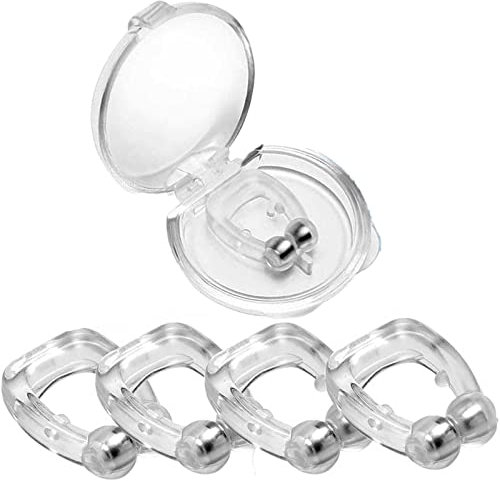Schnarchstopper, 4 Stück Anti Schnarch Nasenclip, Hilfsmittel Schnarchen Stopper Verhindern Nasenspreizer Nasenklammer Anti Snoring Hilfe Schnarchschiene Besser Atmen Nasendilatator