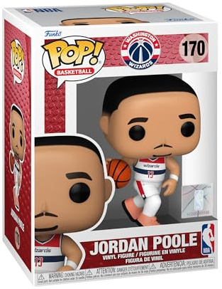 Funko POP! NBA: Warriors - Jordan Poole - Vinyl-Sammelfigur - Geschenkidee - Offizielle Handelswaren - Spielzeug Für Kinder Und Erwachsene - Sports Fans - Modellfigur Für Sammler Und Display