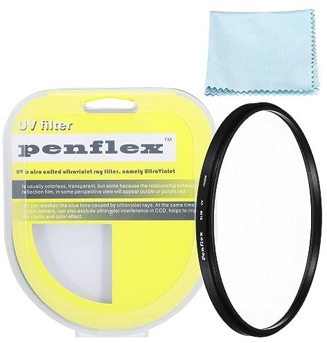 PATIKIL 105mm UV Filter, 1 PCS UV Protection Filter SLIM UV Camera Lens Filter Aluminum Optical Camera Accessory Crystal Clear Pics for 105mm Camera Lens Filter Photography Picture