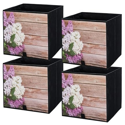 lavita Storage Box | faltbare Aufbewahrung Boxen 31 x 31 x 31 cm | Schubladen-Organizer Box| Ordnungssysteme fr Kleidung | Kleideraufbewahrung & Organisation | Garten | 4 stck