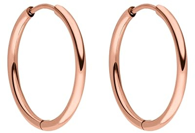 Purelei Sleeky Ohrringe, Schlichte Creolen für Frauen, Wasserfeste kleine Creolen aus Edelstahl, Durchmesser 15,8 mm