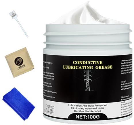 Grasa conductora para conexiones eléctricas, grasa eléctrica para conectores - Lubricante de pasta de grasa conductiva,Compuesto de lubricante automotriz dieléctrico para componentes y conectores eléc