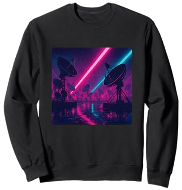Antenne parabolique Pluie Nocturne Sweatshirt