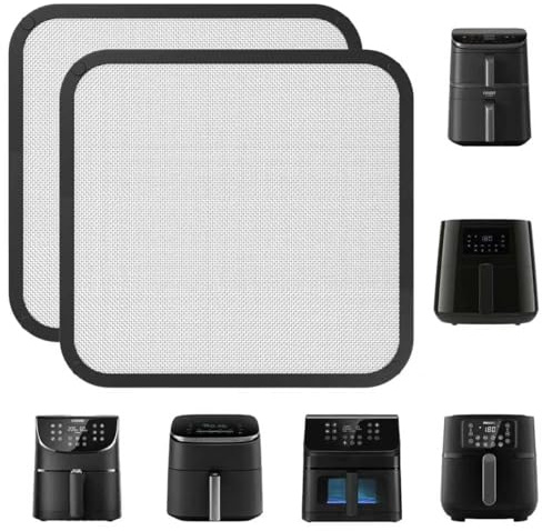 Spritzschutz für Cosori Airfryer Heißluftfritteuse TurboBlaze 5,5L 6,0L 6,2L, Spritzschutz Airfryer Philips Zubehör für HD9285 XXL 7,2L und HD9270 XL 6,2L,Spritzschutz Heißluftfritteuse (2Pcs)