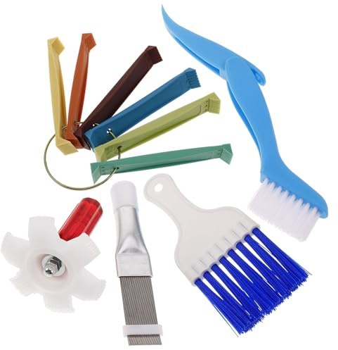 Cabilock Air Conditioner Fin Comb Cleaner Rv Radiator Coil Cleaning Brushes Lint Vent Dryer Cleaning Brush Tool