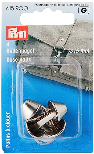 Prym 615900 Bodennägel für Taschen 15 mm silberfarbig