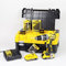 DEWALT XR Akku-Schlagbohrschrauber Set DCK796D2T – Schlagbohrmaschine mit 2-Gang-Vollmetallgetriebe & bürstenlosem Motor zum Schrauben, Bohren & Schlagbohren – 1 x Schlagbohrer Li-Ion 18 V + Zubehör