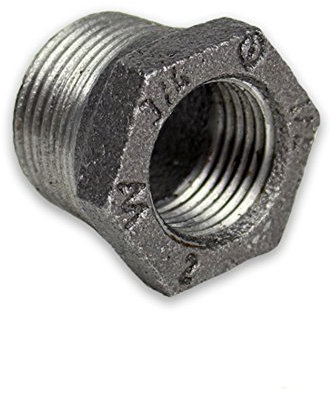 Temperguss schwarz Gewindefittings Reduktionsstück (AG - IG) [1 1/2'' - 1'']