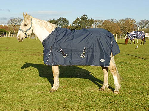 Rhinegold Torrent Outdoor-Teppich, leicht, ohne Füllung, Unisex, Navy, 1,5 m