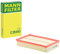 MANN-FILTER C 28 043 Filtro de aire - para Automóviles + Vehículos de transporte