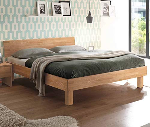 Hasena Trento Bett Forti 20 Eiche Bianco Kopfteil 180x200