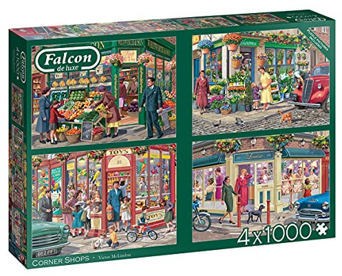 Falcon de Luxe Corner Shops - 4X 1000 Teile