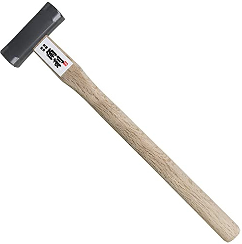 KAKURI Chisel Hammer 225g, Japanese Woodworking Carpenter Hammer for Chisel, Plane, Nail, Heavy Duty Japanese Carbon Stee Square Head Sivler, Made in JAPAN