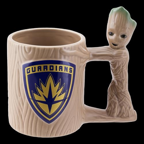 Guardians of the Galaxy Groot-förmiger Keramik-Kaffebecher | Sammlerstücke aus Marvel-Filmen