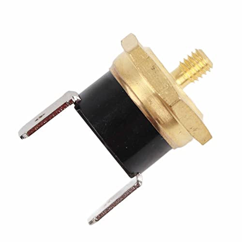 5 PZ KSD301 Termostato in Rame, Interruttore di Temperatura Termostato Bimetallico Normalmente Chiuso M4 Interruttore di Temperatura del Disco a Scatto 250 V (80°C)